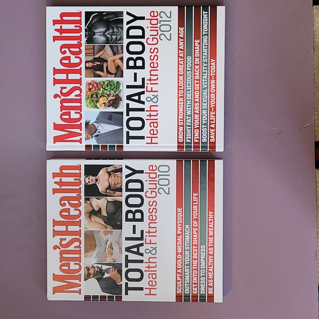 Mens Health Books Brand New Shelf Pulls